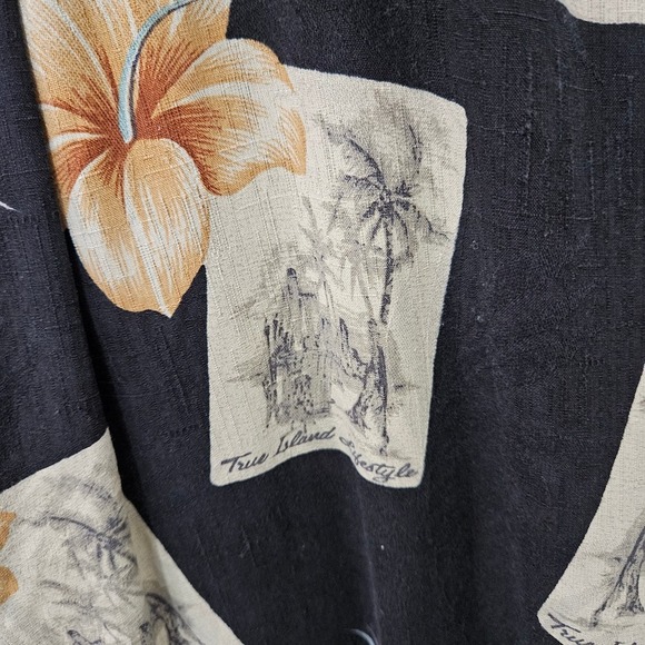 Men's Jamaica Jaxx 100% Silk "Hawiian" - Picture 8 of 8